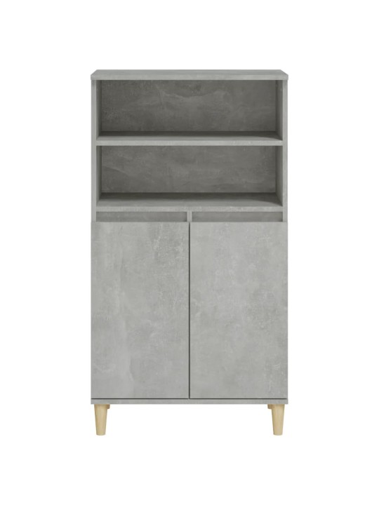 Skříň highboard betonově šedá 60 x 36 x 110 cm kompozitní dřevo