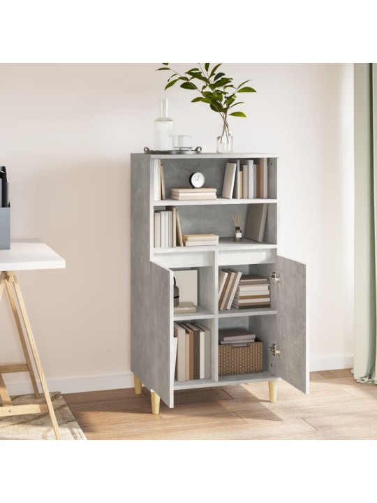 Skříň highboard betonově šedá 60 x 36 x 110 cm kompozitní dřevo