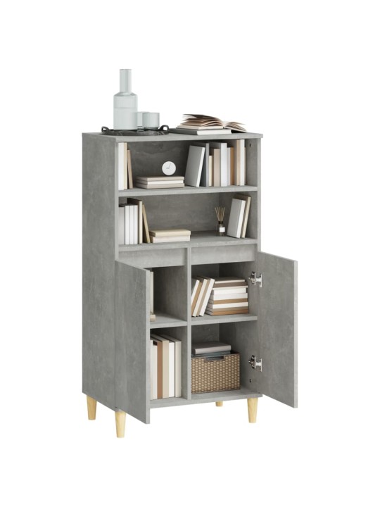 Skříň highboard betonově šedá 60 x 36 x 110 cm kompozitní dřevo
