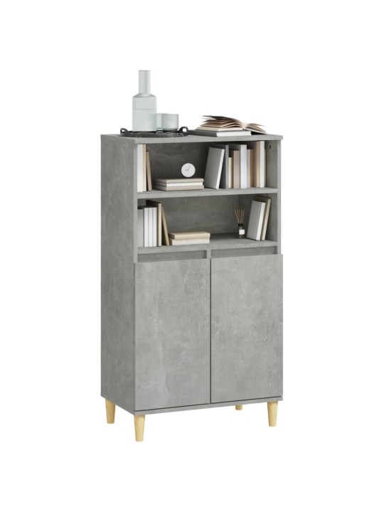 Skříň highboard betonově šedá 60 x 36 x 110 cm kompozitní dřevo