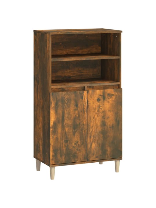 Skříň highboard kouřový dub 60 x 36 x 110 cm kompozitní dřevo