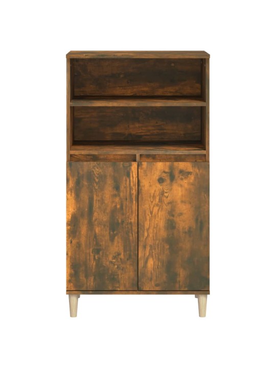 Skříň highboard kouřový dub 60 x 36 x 110 cm kompozitní dřevo