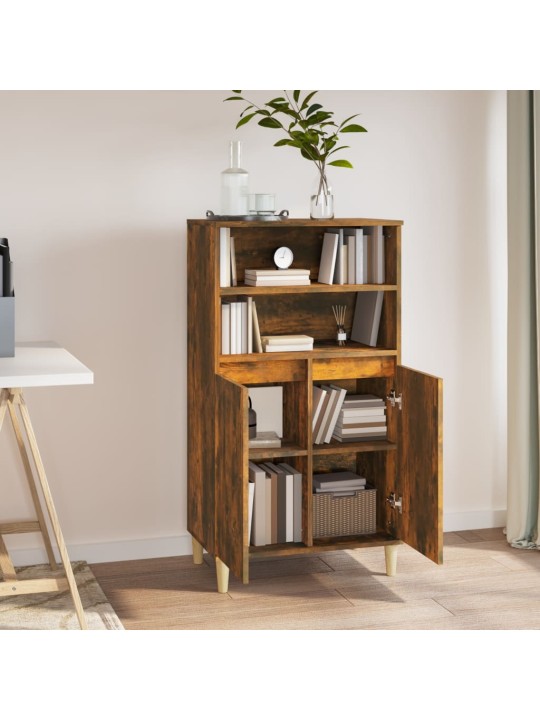 Skříň highboard kouřový dub 60 x 36 x 110 cm kompozitní dřevo