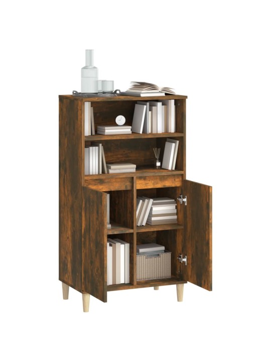 Skříň highboard kouřový dub 60 x 36 x 110 cm kompozitní dřevo