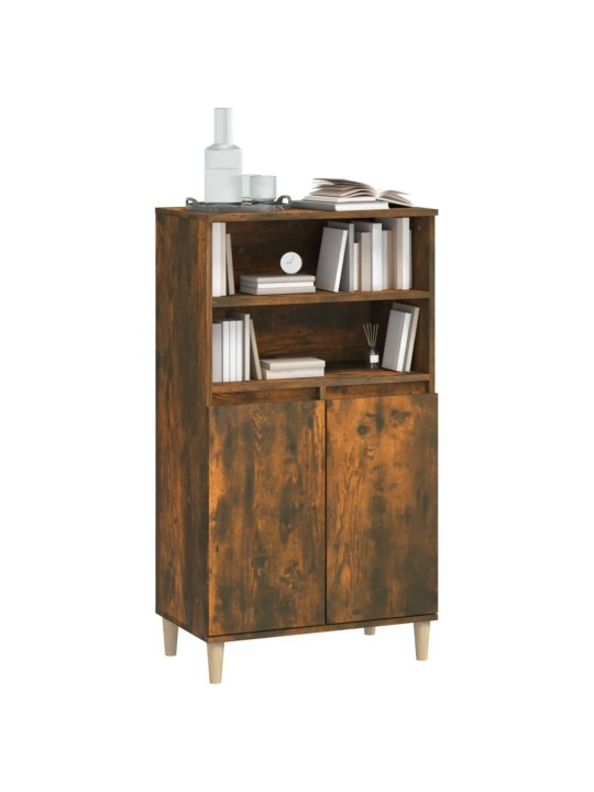 Skříň highboard kouřový dub 60 x 36 x 110 cm kompozitní dřevo