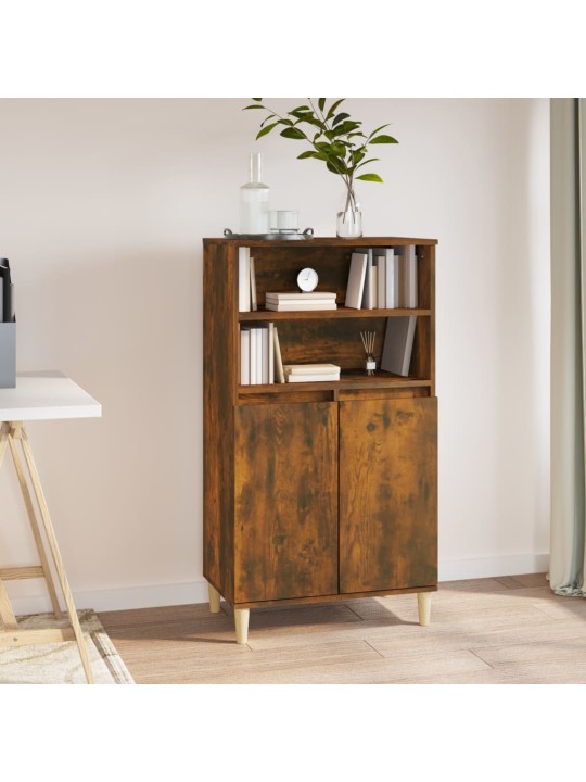 Skříň highboard kouřový dub 60 x 36 x 110 cm kompozitní dřevo