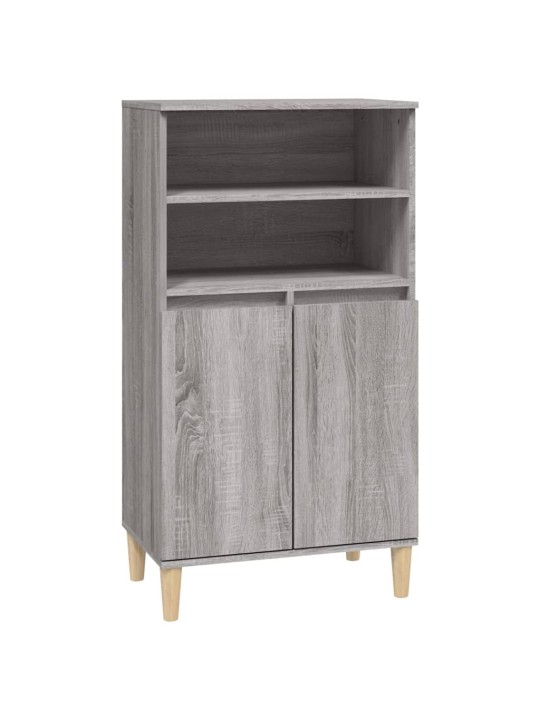 Skříň highboard šedá sonoma 60 x 36 x 110 cm kompozitní dřevo