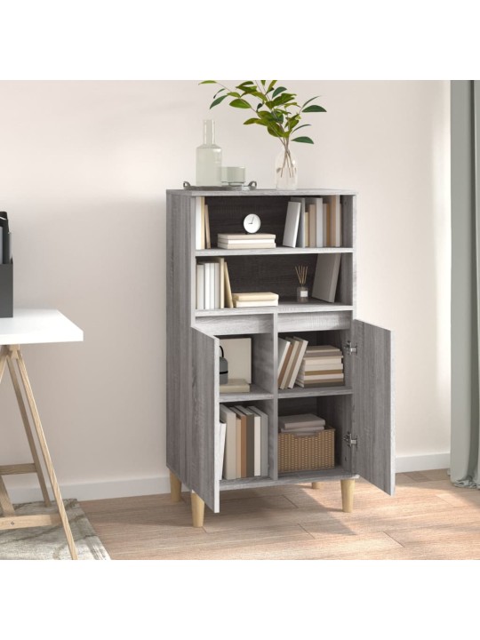 Skříň highboard šedá sonoma 60 x 36 x 110 cm kompozitní dřevo
