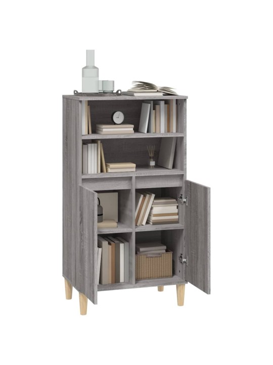 Skříň highboard šedá sonoma 60 x 36 x 110 cm kompozitní dřevo