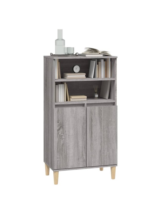 Skříň highboard šedá sonoma 60 x 36 x 110 cm kompozitní dřevo