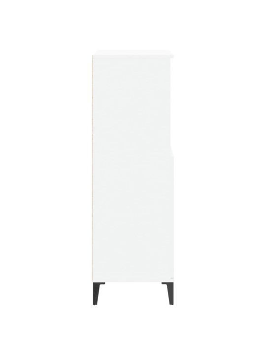 Skříň highboard bílá 60 x 36 x 110 cm kompozitní dřevo
