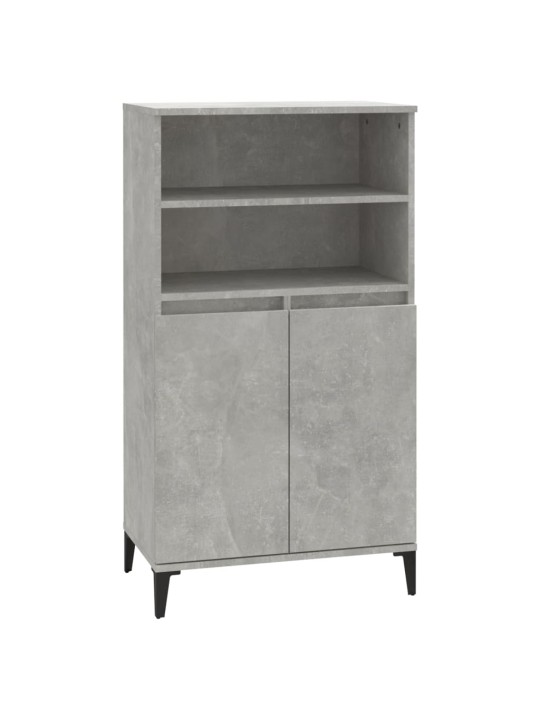 Skříň highboard betonově šedá 60 x 36 x 110 cm kompozitní dřevo