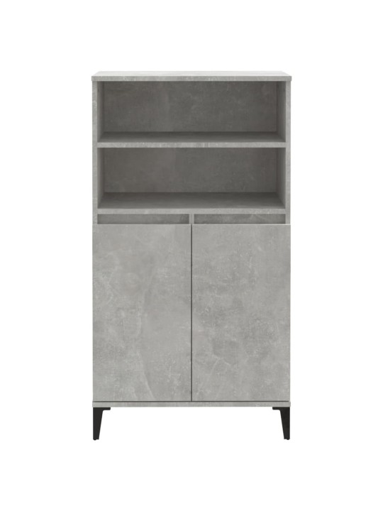 Skříň highboard betonově šedá 60 x 36 x 110 cm kompozitní dřevo
