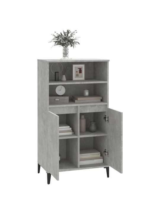 Skříň highboard betonově šedá 60 x 36 x 110 cm kompozitní dřevo
