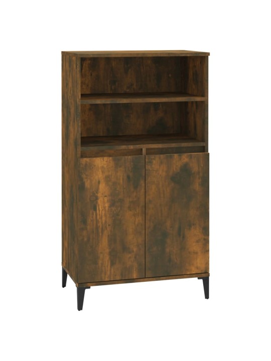 Skříň highboard kouřový dub 60 x 36 x 110 cm kompozitní dřevo