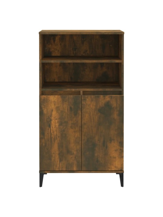 Skříň highboard kouřový dub 60 x 36 x 110 cm kompozitní dřevo