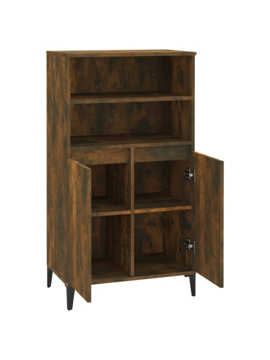 Skříň highboard kouřový dub 60 x 36 x 110 cm kompozitní dřevo