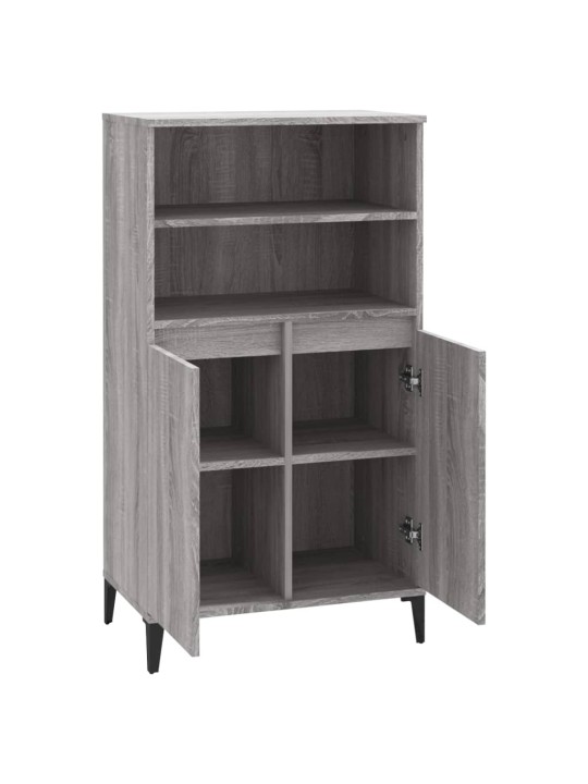 Skříň highboard šedá sonoma 60 x 36 x 110 cm kompozitní dřevo
