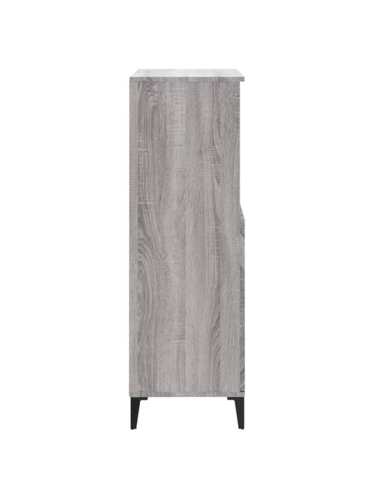Skříň highboard šedá sonoma 60 x 36 x 110 cm kompozitní dřevo