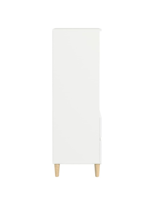Skříň highboard bílá 40 x 36 x 110 cm kompozitní dřevo