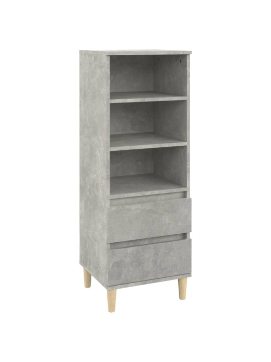 Skříň highboard betonově šedá 40 x 36 x 110 cm kompozitní dřevo