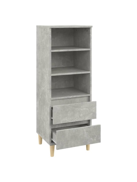 Skříň highboard betonově šedá 40 x 36 x 110 cm kompozitní dřevo