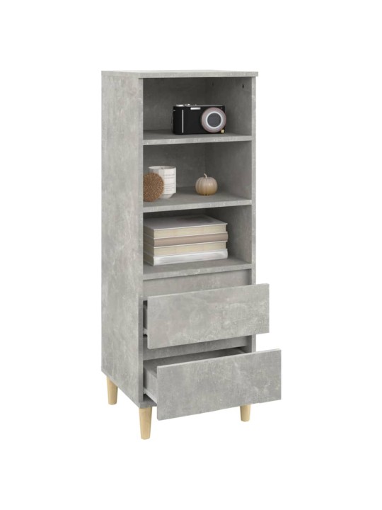 Skříň highboard betonově šedá 40 x 36 x 110 cm kompozitní dřevo