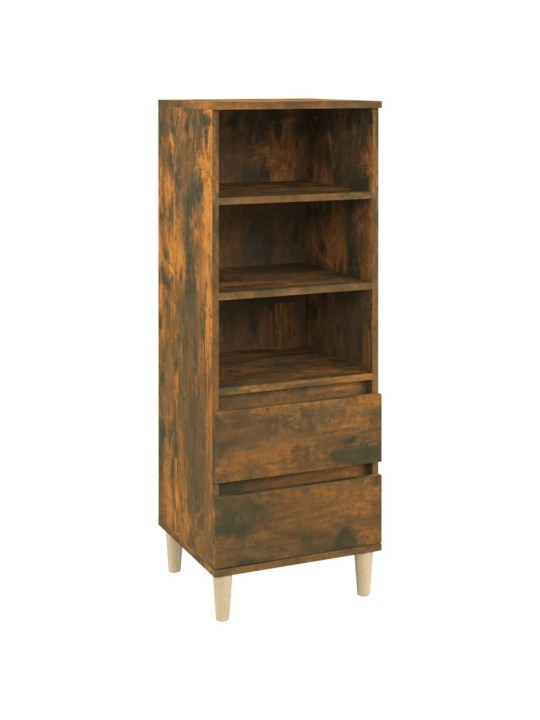Skříň highboard kouřový dub 40 x 36 x 110 cm kompozitní dřevo