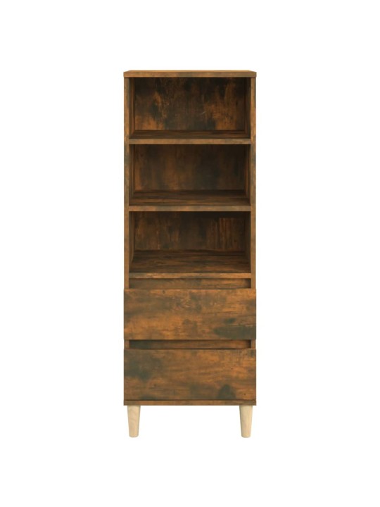 Skříň highboard kouřový dub 40 x 36 x 110 cm kompozitní dřevo
