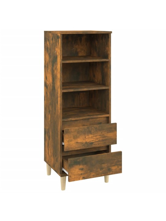 Skříň highboard kouřový dub 40 x 36 x 110 cm kompozitní dřevo