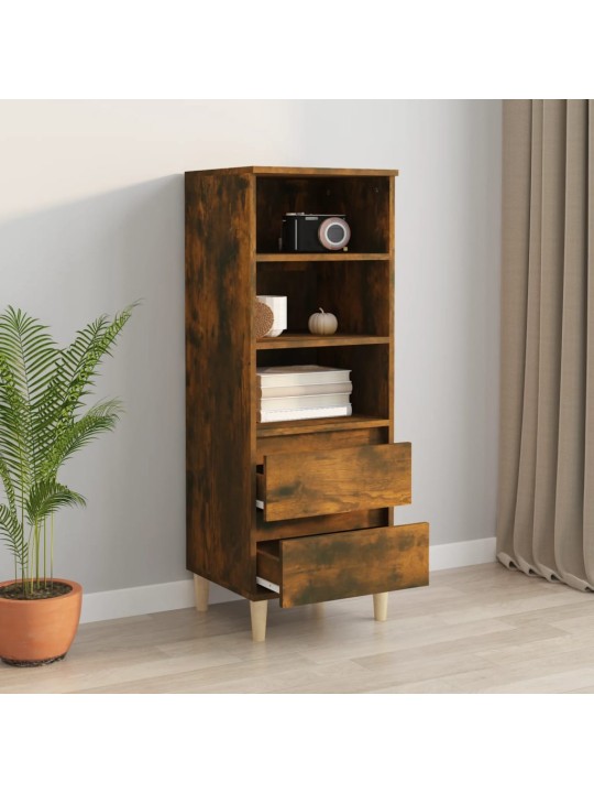 Skříň highboard kouřový dub 40 x 36 x 110 cm kompozitní dřevo