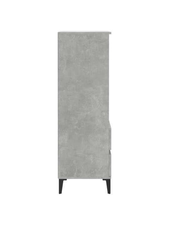 Skříň highboard betonově šedá 40 x 36 x 110 cm kompozitní dřevo