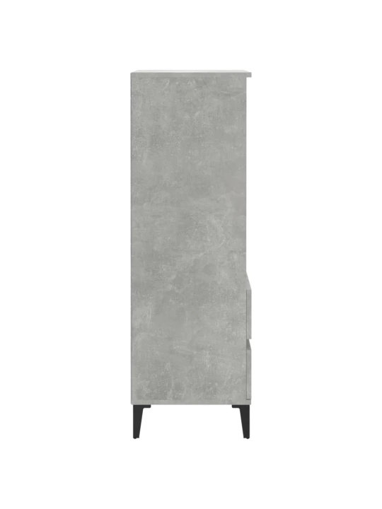 Skříň highboard betonově šedá 40 x 36 x 110 cm kompozitní dřevo
