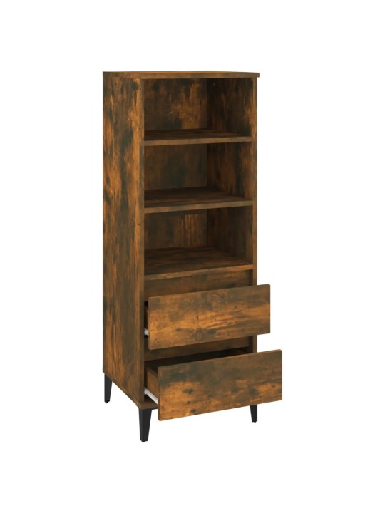 Skříň highboard kouřový dub 40 x 36 x 110 cm kompozitní dřevo