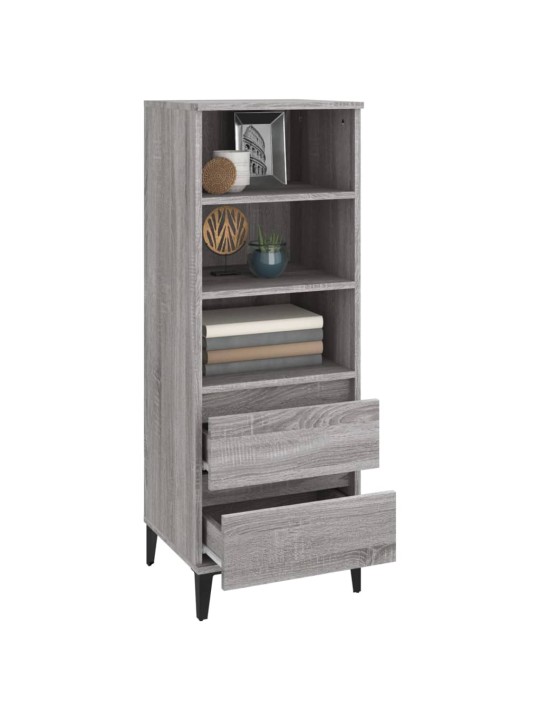 Skříň highboard šedá sonoma 40 x 36 x 110 cm kompozitní dřevo