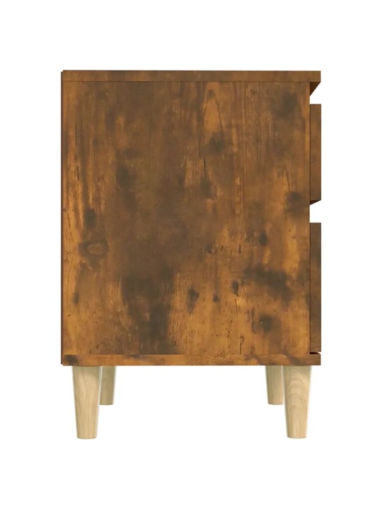 Noční stolky 2 ks kouřový dub 40x35x50 cm