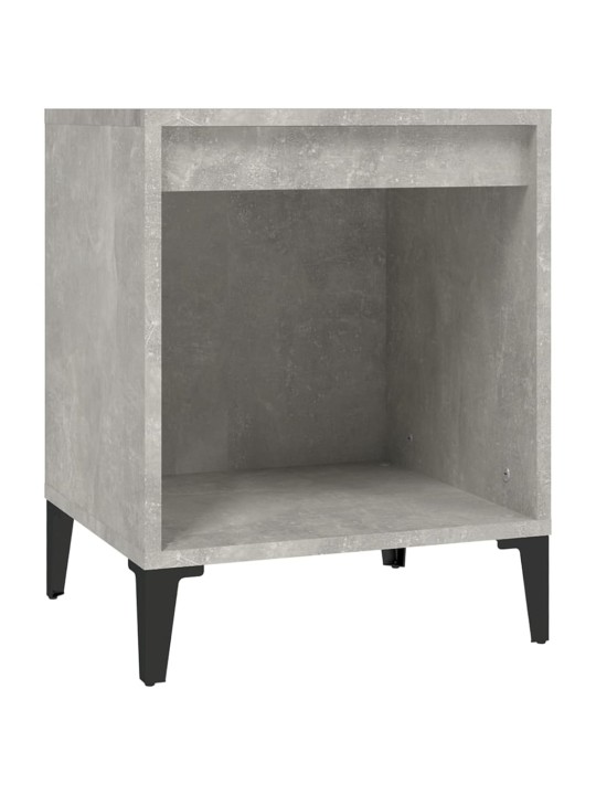 Noční stolky 2 ks betonově šedé 40 x 35 x 50 cm