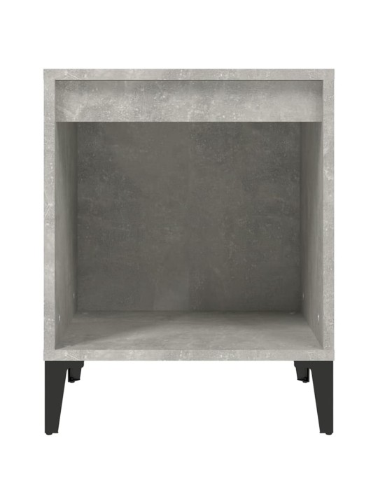 Noční stolky 2 ks betonově šedé 40 x 35 x 50 cm