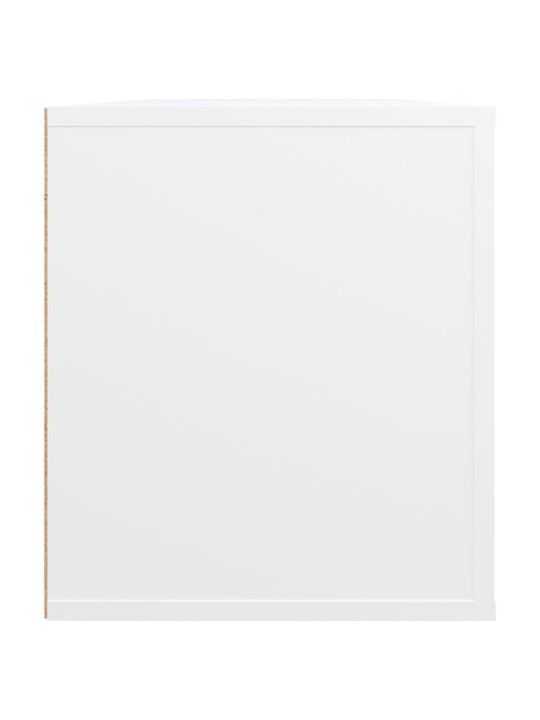 Tv skříňka bílá 100 x 35 x 40 cm kompozitní dřevo