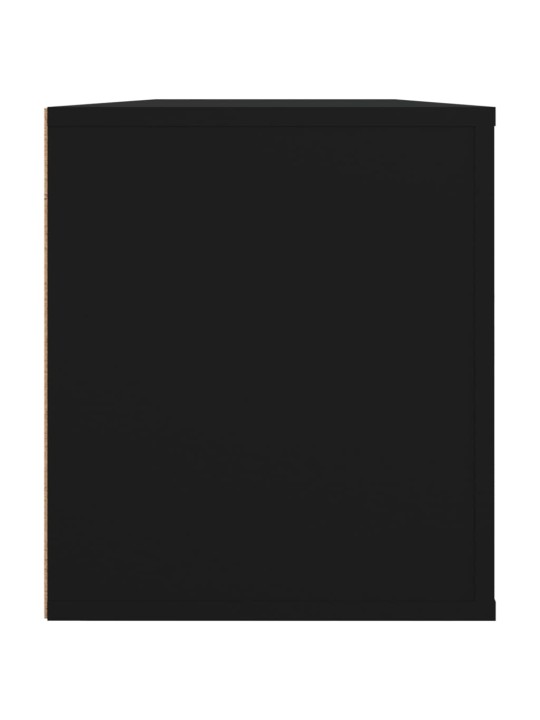 Tv skříňka černá 100 x 35 x 40 cm kompozitní dřevo