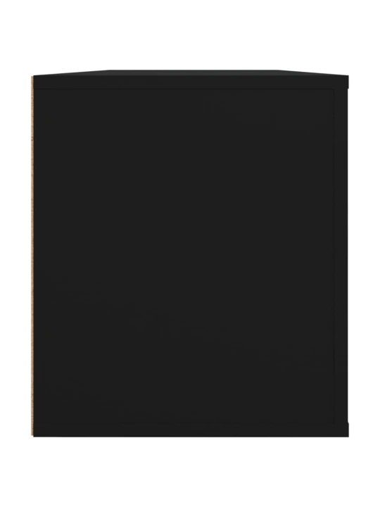 Tv skříňka černá 100 x 35 x 40 cm kompozitní dřevo