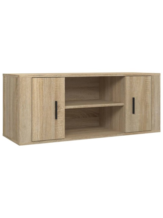 Tv skříňka dub sonoma 100 x 35 x 40 cm kompozitní dřevo
