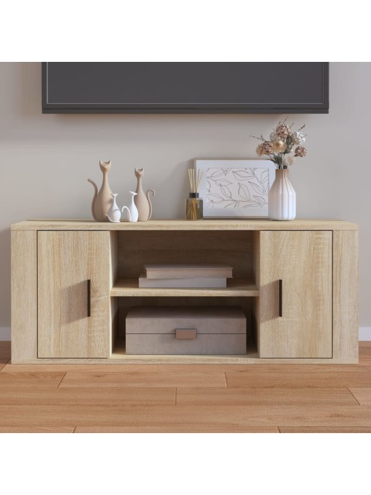 Tv skříňka dub sonoma 100 x 35 x 40 cm kompozitní dřevo