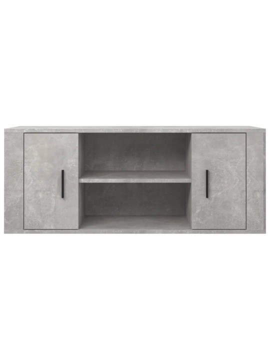 TV skříňka betonově šedá 100x35x40 cm kompozitní dřevo