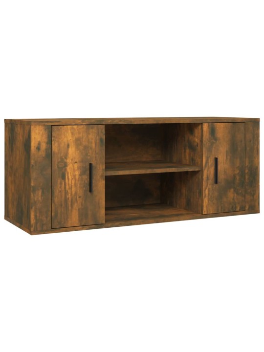 TV skříňka kouřový dub 100 x 35 x 40 cm kompozitní dřevo