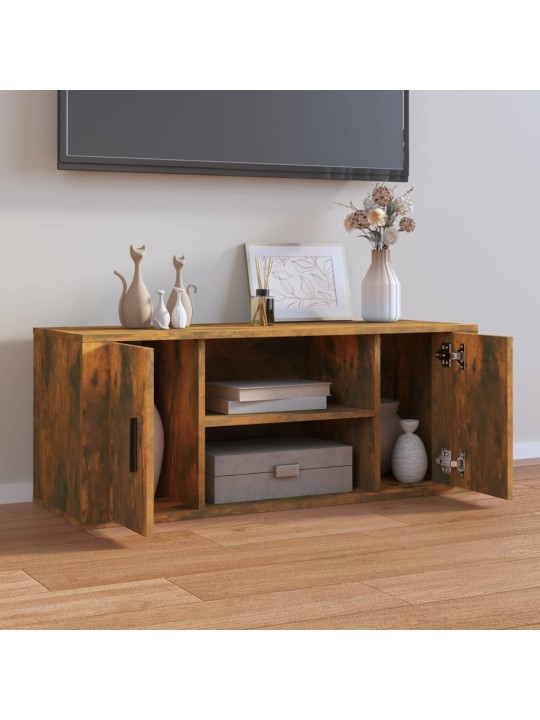 TV skříňka kouřový dub 100 x 35 x 40 cm kompozitní dřevo