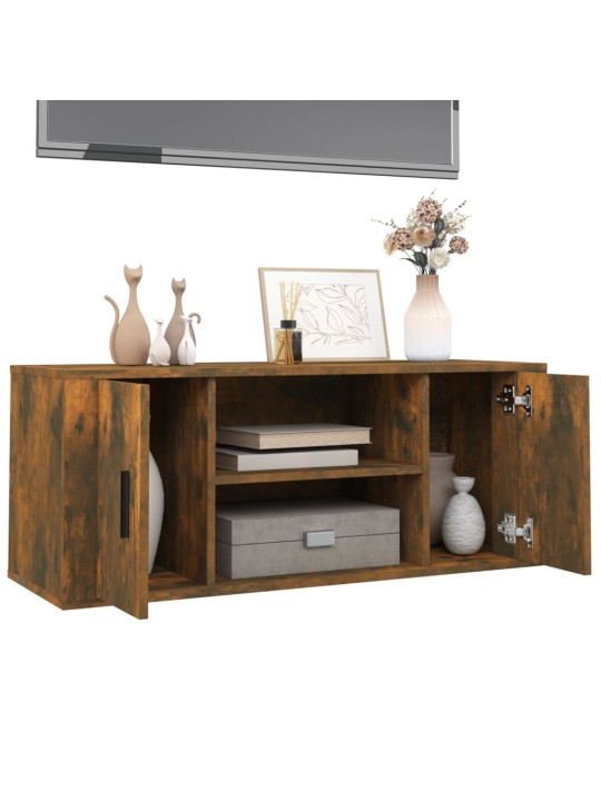 TV skříňka kouřový dub 100 x 35 x 40 cm kompozitní dřevo