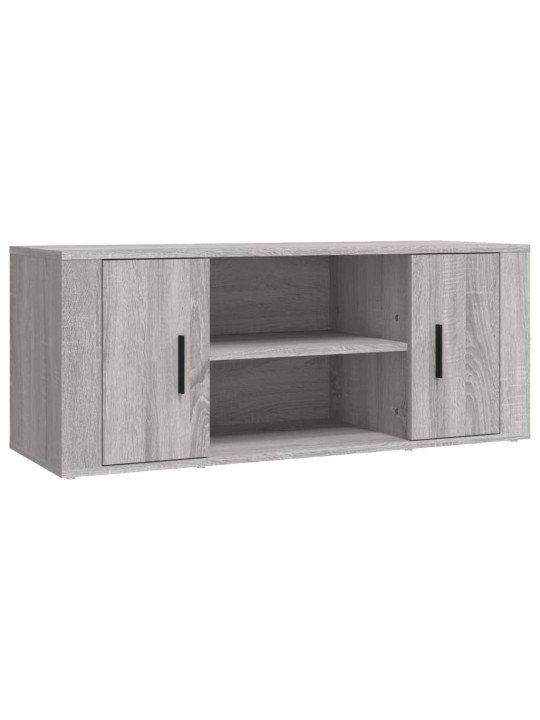 TV skříňka šedá sonoma 100 x 35 x 40 cm kompozitní dřevo