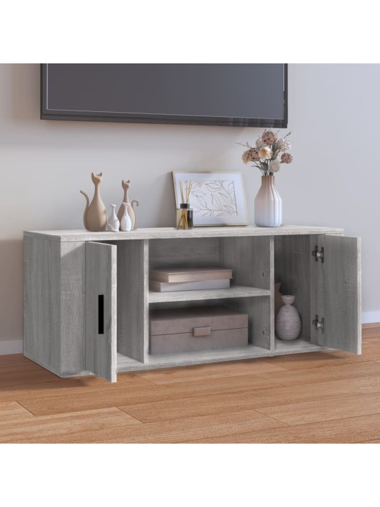 TV skříňka šedá sonoma 100 x 35 x 40 cm kompozitní dřevo