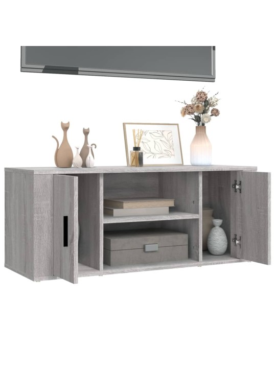 TV skříňka šedá sonoma 100 x 35 x 40 cm kompozitní dřevo